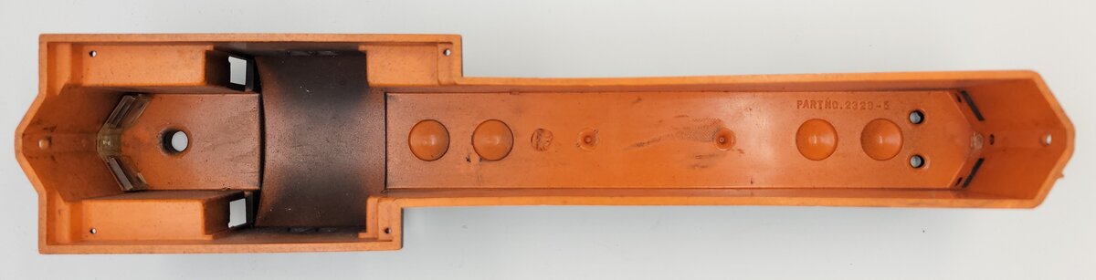 Lionel 2338-2 Black and Orange GP-9 Milwaukee Road Diesel Shell without Trim