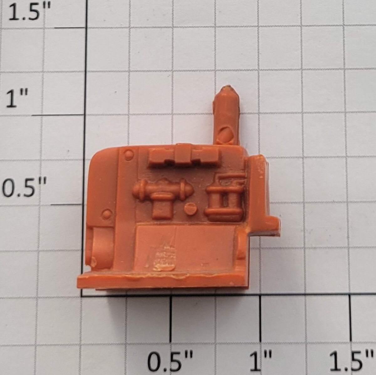 Lionel 6817-17 Orange Scraper Tractor Front Motor Cover