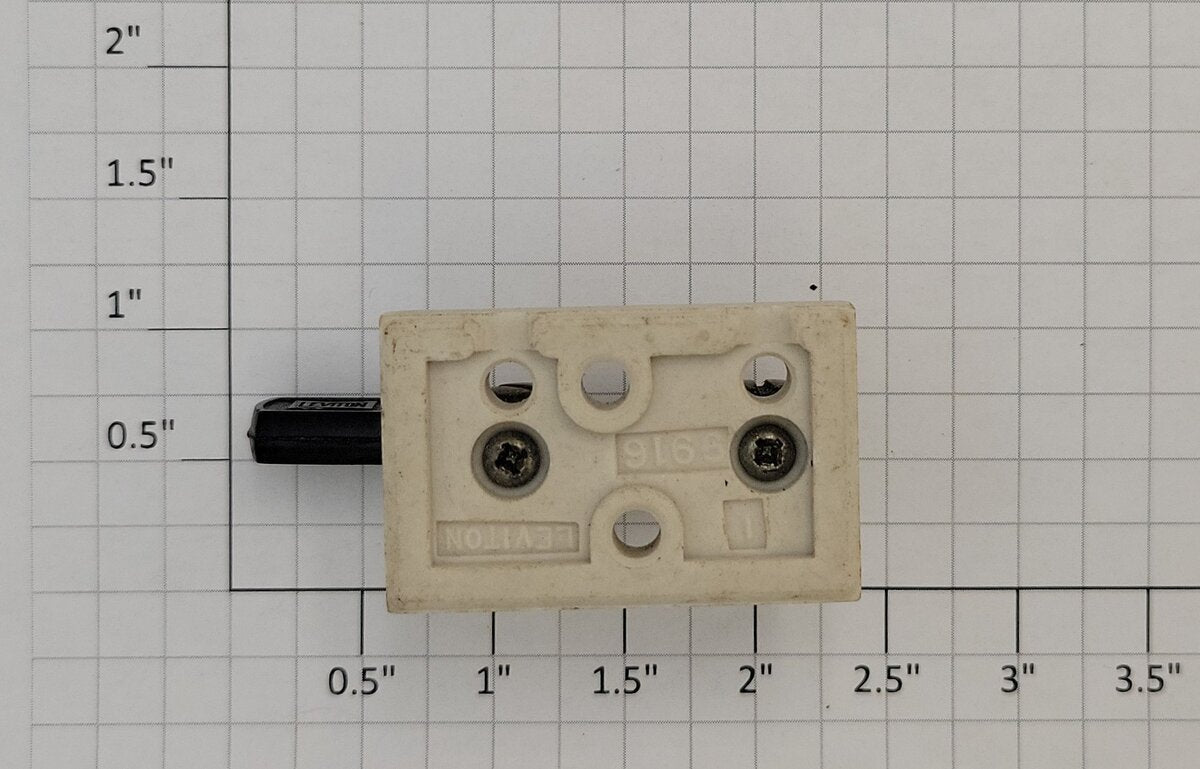 Leviton 9916 O Gauge Vintage SPST Knife Switch with Ceramic Base