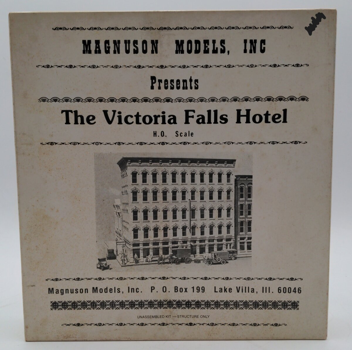 Magnuson Models M505 HO Scale The Victoria Falls Hotel Building Kit
