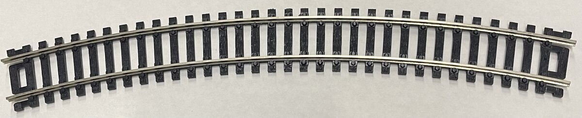 Atlas 833 HO Scale Code 100 Brass Rails 18" Radius Curved Track