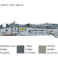 Italeri 1459 1:72 Jaguar GR.1/GR.3 RAF Military Aircraft Plane Model Kit