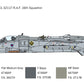Italeri 1459 1:72 Jaguar GR.1/GR.3 RAF Military Aircraft Plane Model Kit
