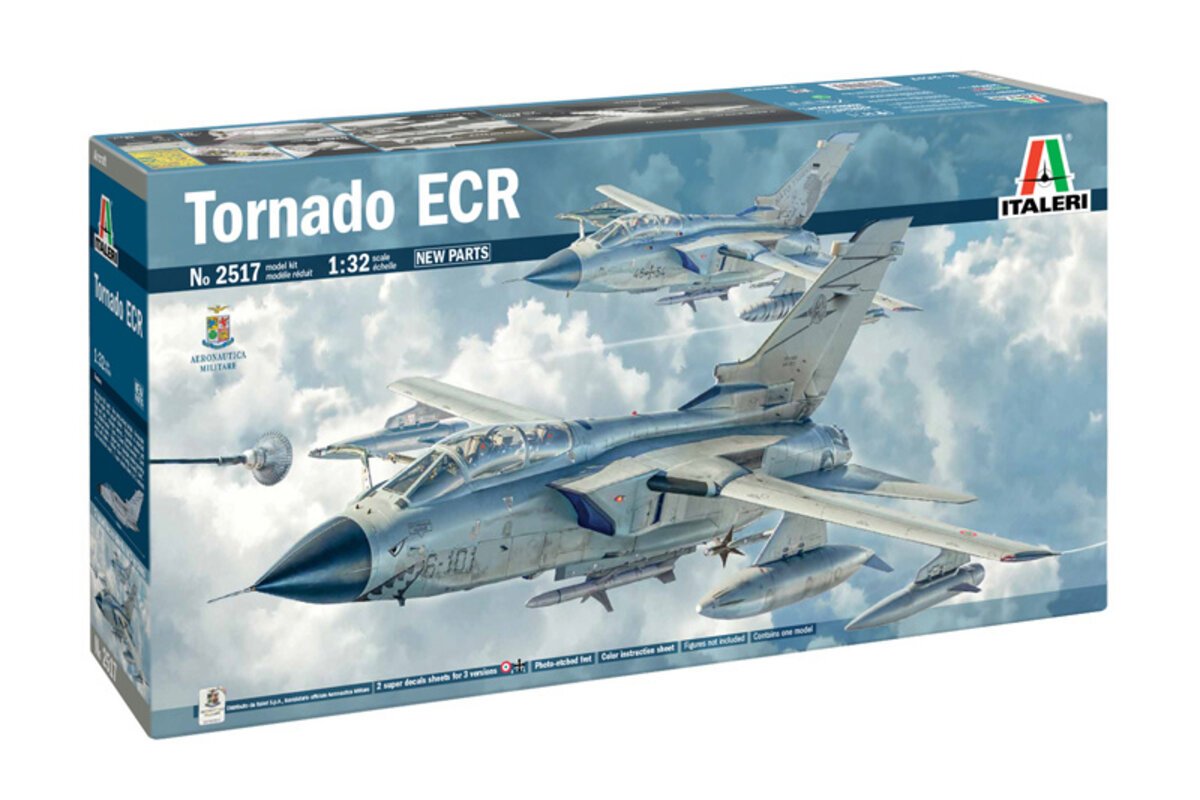 Italeri 2517 1:32 Tornado ECR Military Aircraft Plane Plastic Model Kit