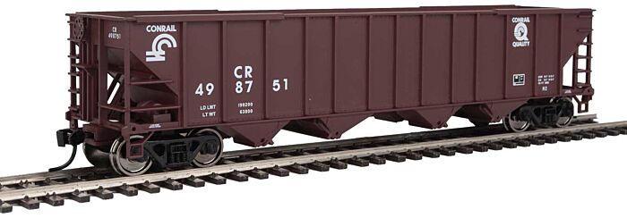 Walthers 910-1984 HO Conrail 50' 100-Ton 4-Bay Hopper RTR #498751