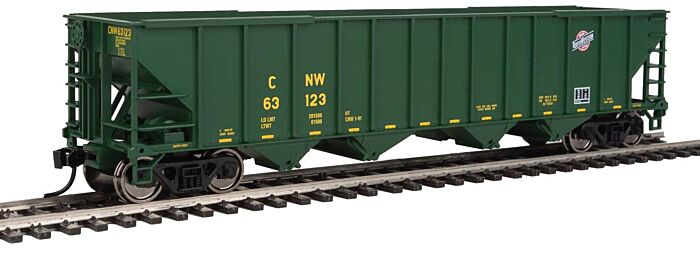Walthers 910-1980 HO Chicago & North Western 50' 100-Ton 4-Bay Hopper #63123