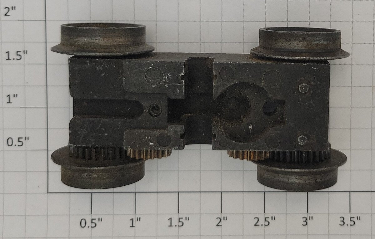Lionel 2328-187 O Gauge Cast Basic Power Truck w/ Metal Side Gears