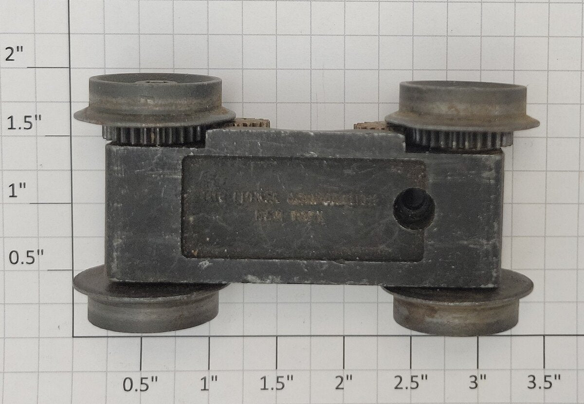 Lionel 2328-187 O Gauge Cast Basic Power Truck w/ Metal Side Gears