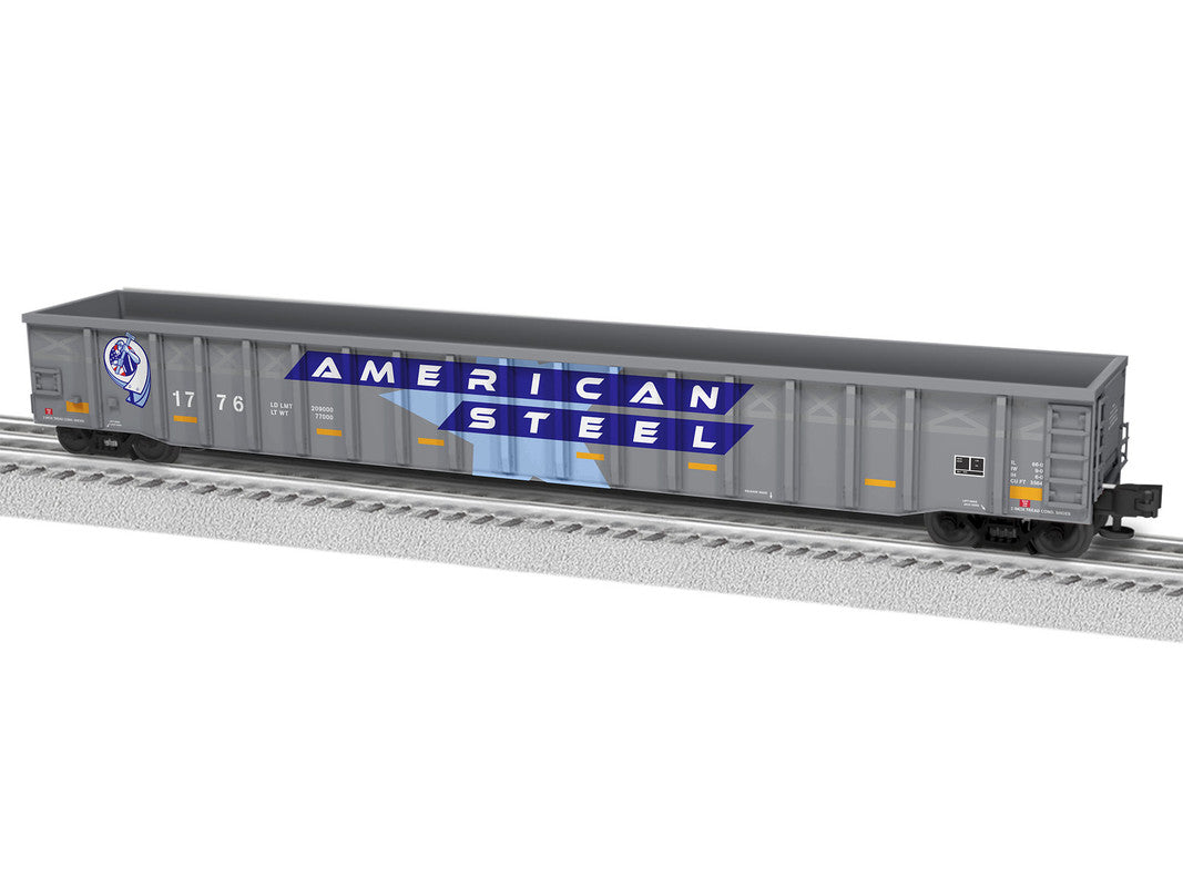 Lionel 2126310 O American Steel 65' Mill Gondola #1776