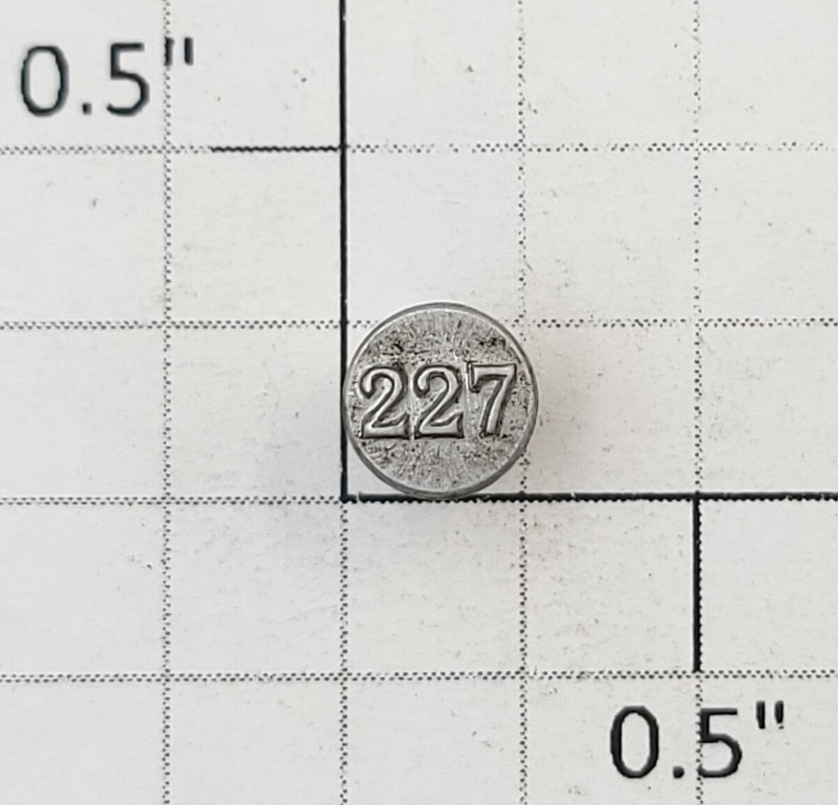 Lionel 227-4 227 Boiler Front Number Button
