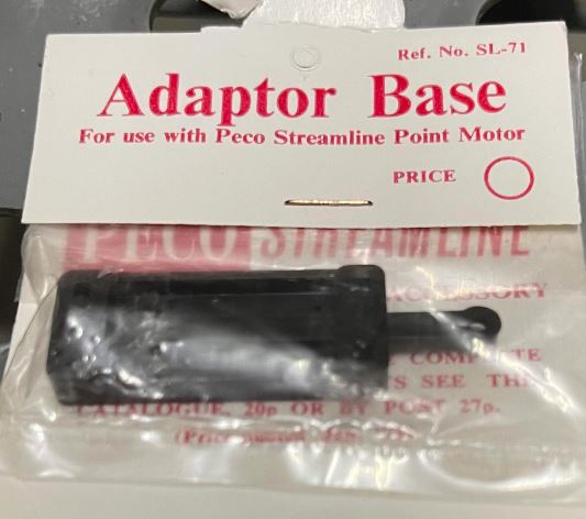 Peco SL-71 N Scale Adaptor Base for Streamline Point Motor