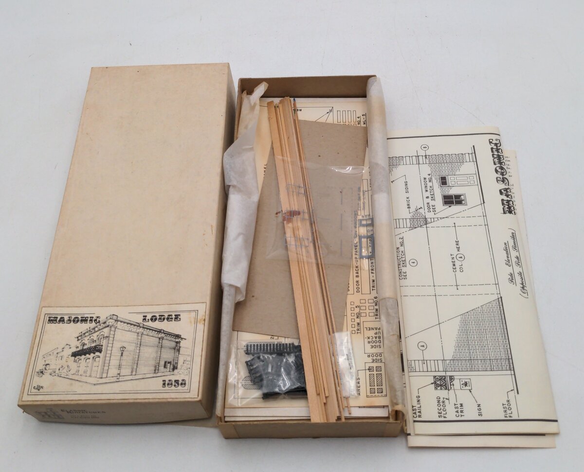 Classic Miniatures CM-8 HO Scale Masonic Lodge 1858 Building Kit