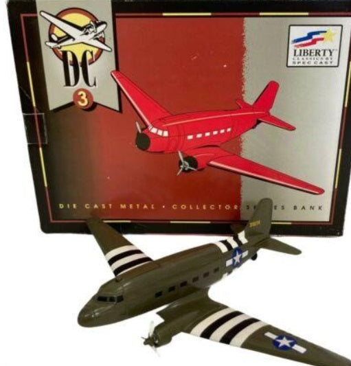 Liberty Classic 45000 DC3 Airplane Collector Series Bank