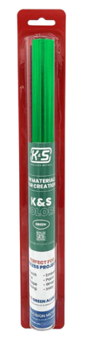 K&S 6040 .004" x 12" x 24" Green Aluminum Foil