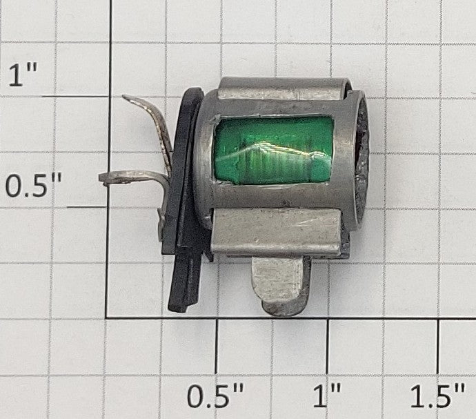 Lionel L-8 Standard Gauge Nickel Strap Headlight with Red & Green Lens #402E