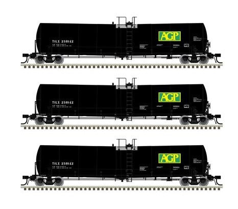 Atlas 20006893 HO TILX AGP Trinity 25,500 Galloon Tank Car (Set of 3)