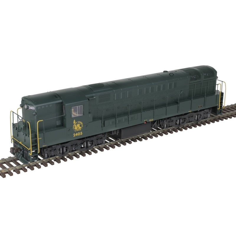 Atlas 10004133 HO Jersey Central Train Master Gold Ph.1B Diesel Locomotive #2407