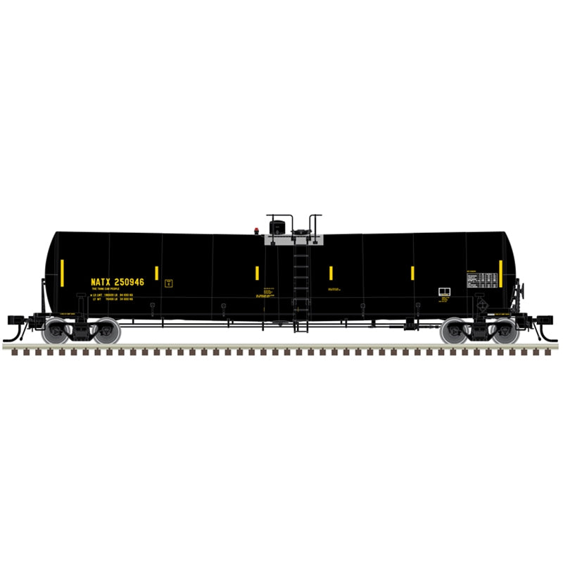 Atlas 50006188 N NATX 25,500 Gallon Tank Car (Pack of 3)