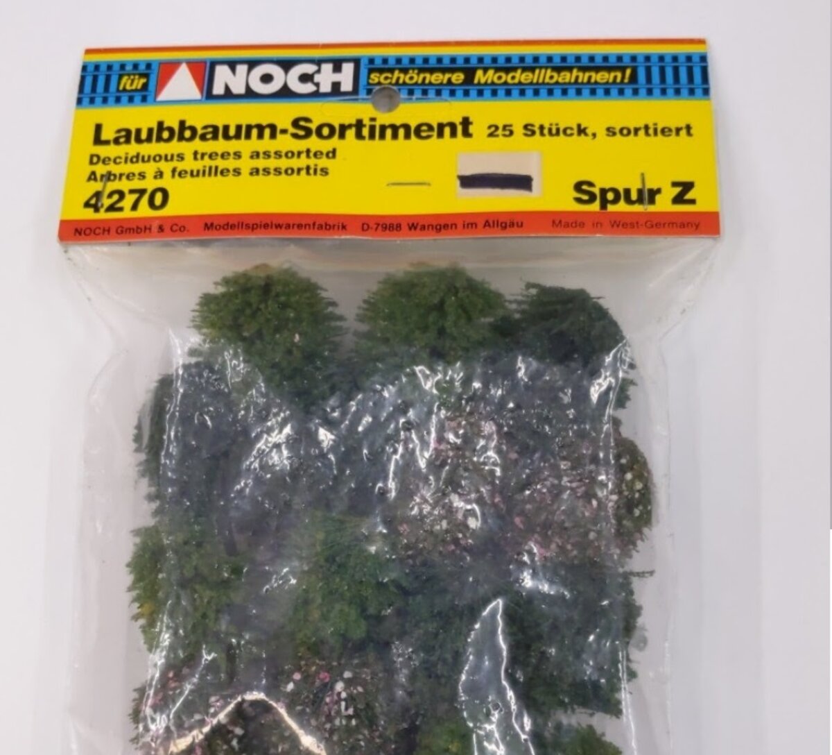 Noch 4270 Z Scale Deciduous Trees Assorted (Pack of 25)