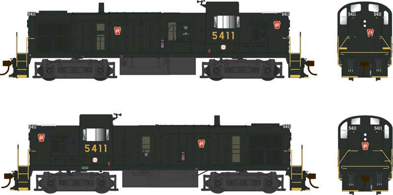 Bowser 25225 Alco RS-3 Phase 3 PRR KS 5401