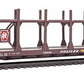 Walthers 910-8022 HO PRR 89' Flatcar with Bi-Level Open Auto Rack RTR #930020