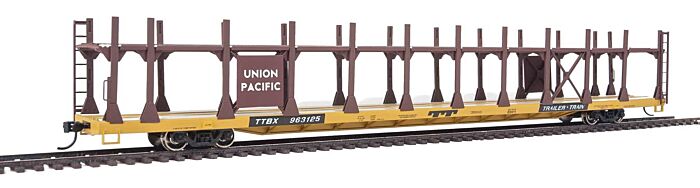 Walthers 910-8027 HO UP 89' Flatcar with Bi-Level Open Auto Rack RTR #963125 LN/Box