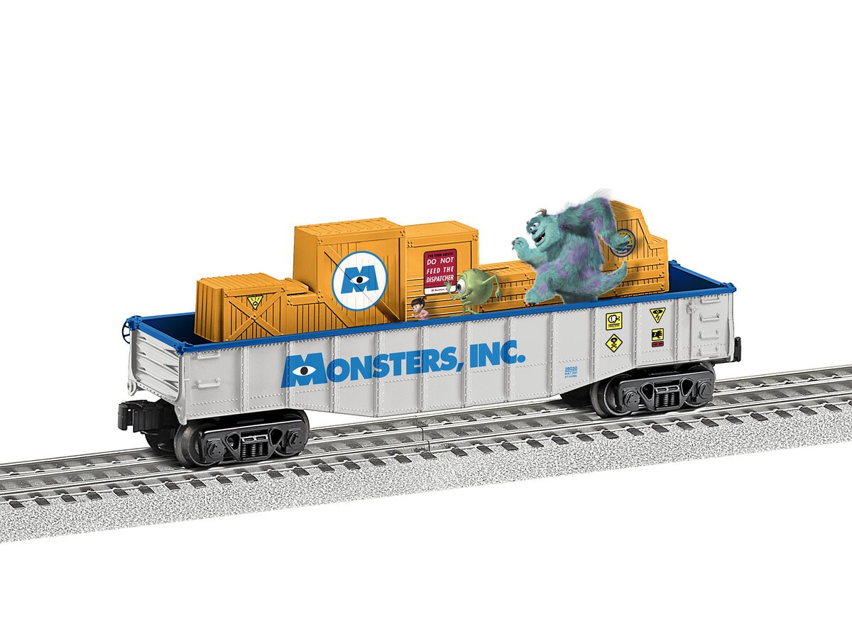 Lionel 2128030 O Monsters Inc. Chasing Gondola Ready To Run