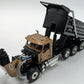 First Gear 10-4244 1:34 Mack Granite MP Dump Truck in Gold/Black