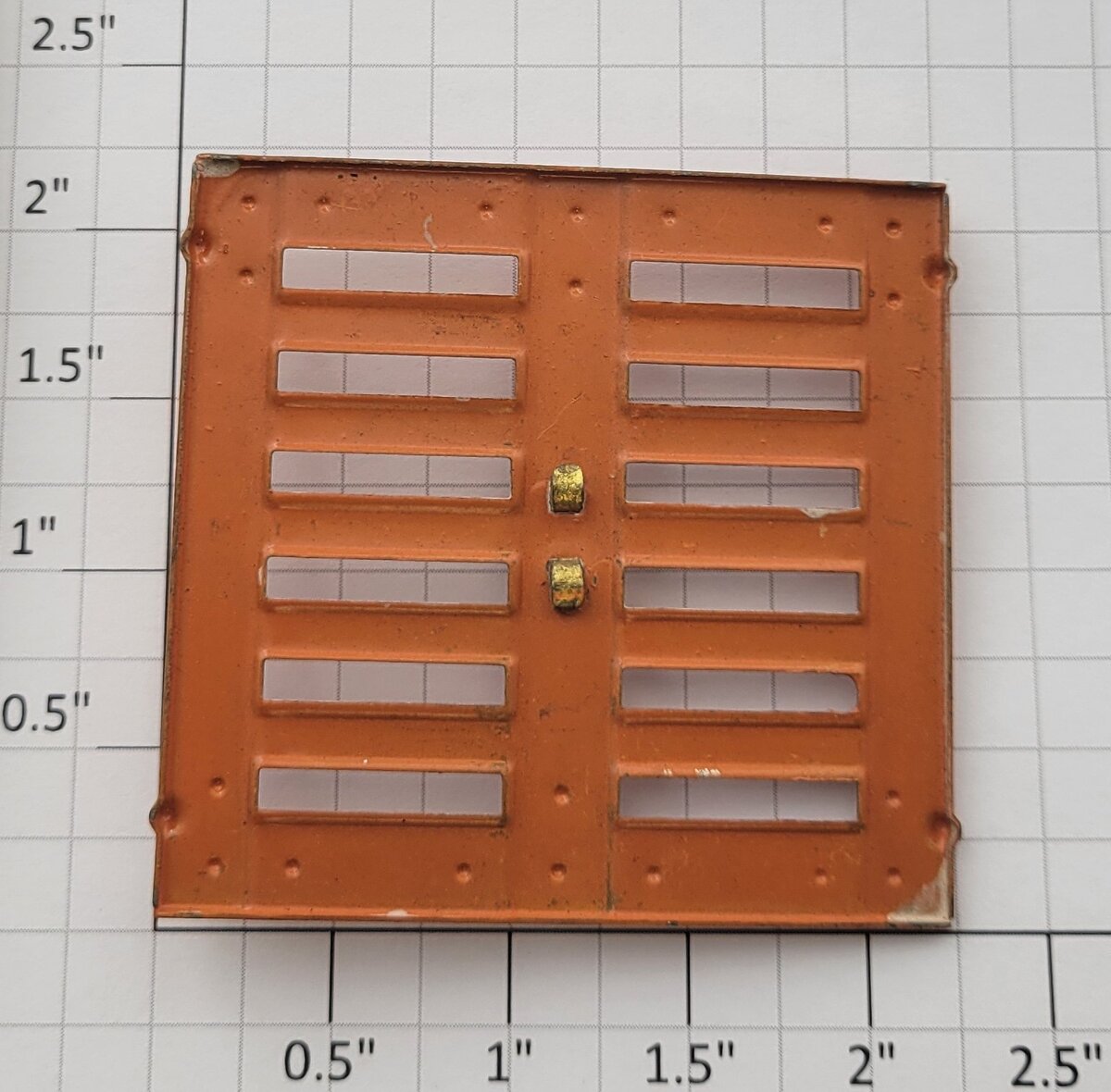 Lionel 513-21 Stock Car 513 Orange Cattle Door with Handle