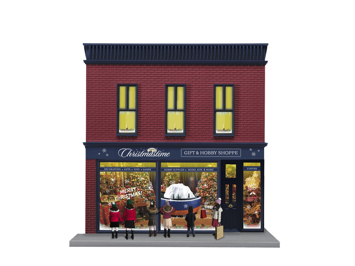 Lionel 2129090 O Plug-Expand-Play Angela Trotta Thomas Hobby Store Building LN/Box