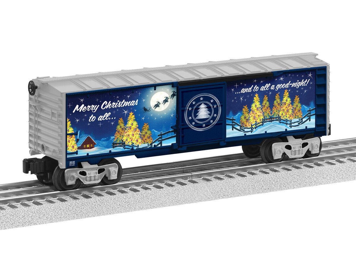 Lionel 2228140 O Night Before Christmas Illuminated Boxcar NIB