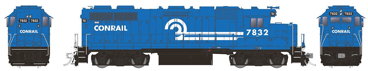 Rapido Trains 038527 HO CON GP38 Diesel Locomotive with DCC & Sound #7850