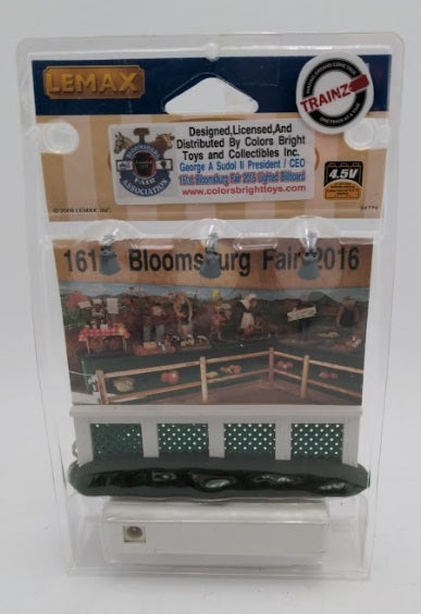 Lemax 84774 1:43 Scale 2016 Bloomsburg Fair 2016 Illuminated Billboard