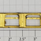 American Flyer 3176-2 O Gauge Prewar Brass Pullman Car Window Frame Insert