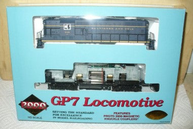 Proto 2000 23051 HO Scale Baltimore & Ohio GP7 Phase II Diesel Locomotive