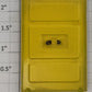Lionel 214-11 Yellow Small Left Boxcar Door with Bronze Handle