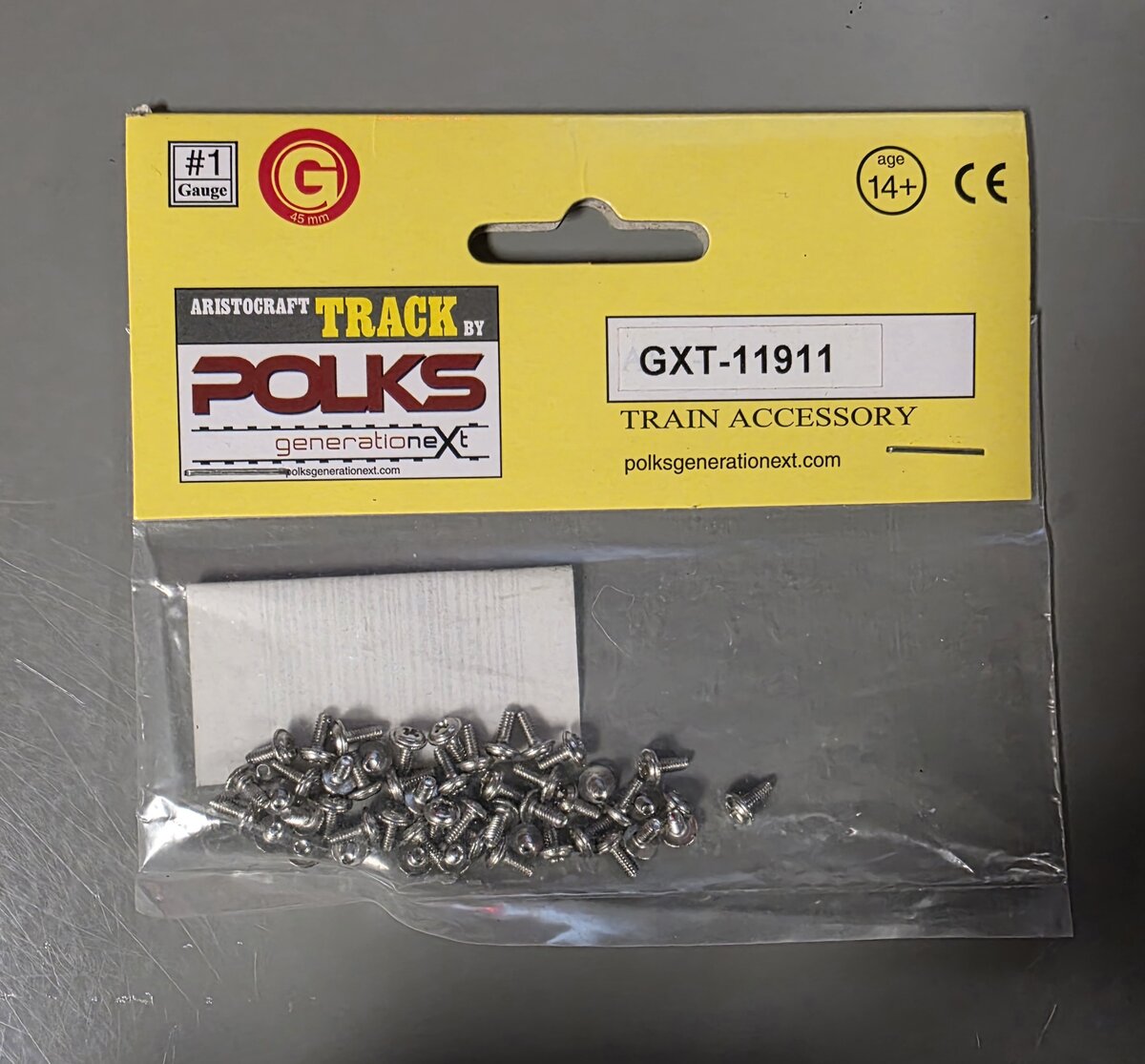 Aristo-Craft 11911 #1 Rail Joiners Phillips Head Screws
