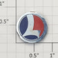 Lionel 400E-33B Original Metal 7/8" Circle L Nameplate