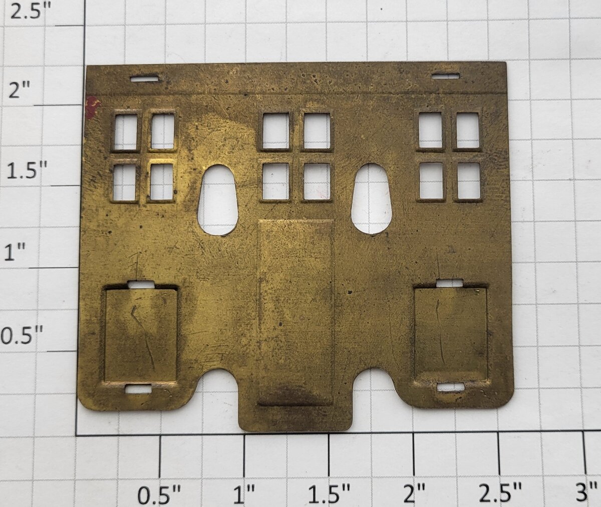 Lionel 10-5 Brass Side Insert Plate