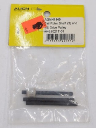 ALIGN H1140 Tail Rotor Shaft and HS Drive Pulley (3)
