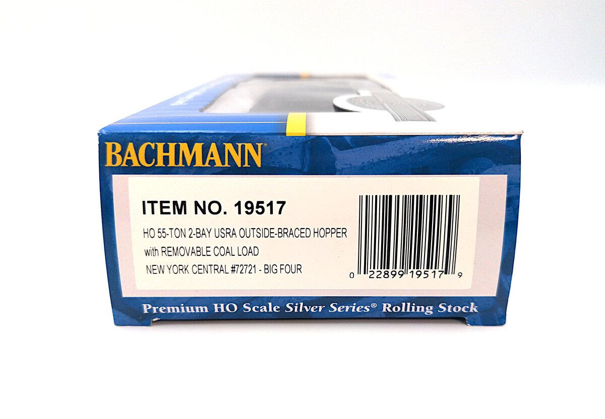 Bachmann 19517 HO New York Central USRA 55-Ton Outside-Braced Hopper Car #72721