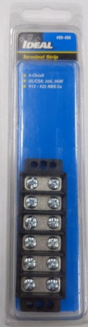 Ideal 89-406 6 Circuit Terminal Strip