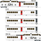 Rapido Trains 203505 HO CN Rail UAC TurboTrain with DC/DCC/Sound (Set of 5)