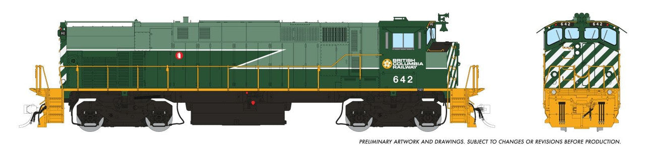 Rapido Trains 033029 HO BCR M420 + M420B Diesel Locomotive - DC/Silent #642 #686