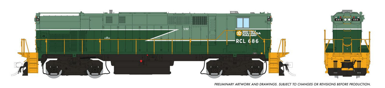 Rapido Trains 033029 HO BCR M420 + M420B Diesel Locomotive - DC/Silent #642 #686
