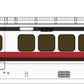 Rapido Trains 203103 HO Amtrak Early UAC TurboTrain Additional Coach