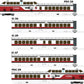 Rapido Trains 203503 HO Amtrak Early UAC TurboTrain with DC/DCC/Sound (Set of 5)