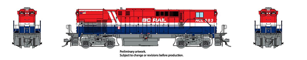 Rapido Trains 033536 HO BCR M420B M420B Diesel Loco DC/DCC/Sound #RCL683 RCL685