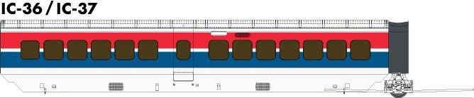 Rapido Trains 203104 HO Amtrak Late UAC TurboTrain Additional Coach