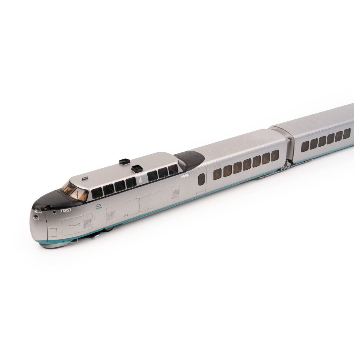 Rapido Trains 203501 HO UAC/DOT UAC TurboTrain with DC/DCC/Sound (Set of 3)